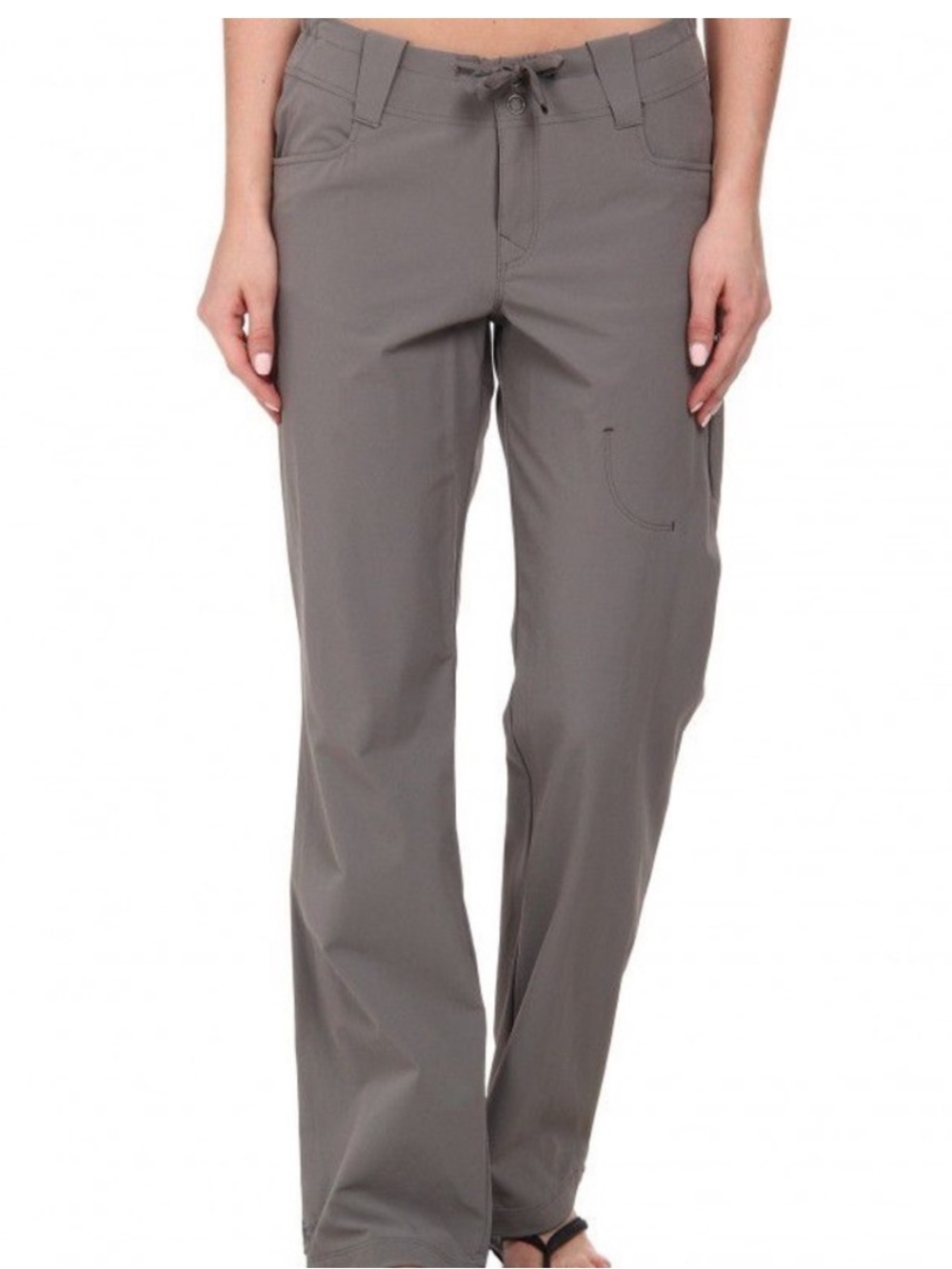 Outdoor Research Women’s Ferrosi Hiking Pants Light Pewter 14 - Adjustable Ankle